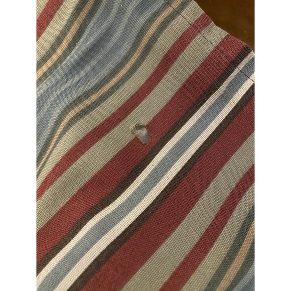 Vintage Dan Rivers Queen Reversible Comforter Floral Stripe + 2 Shams - Picture 5 of 7